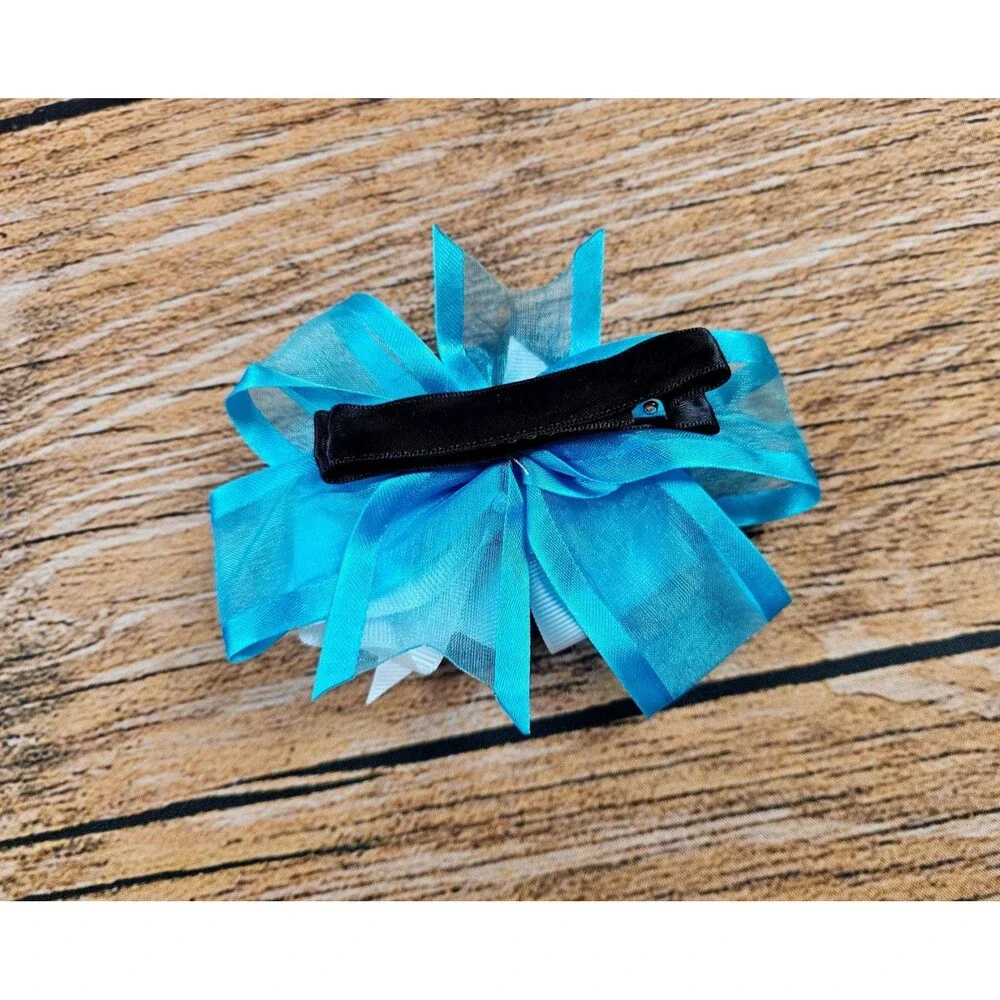 Carolina Panthers Hair Bow EUC